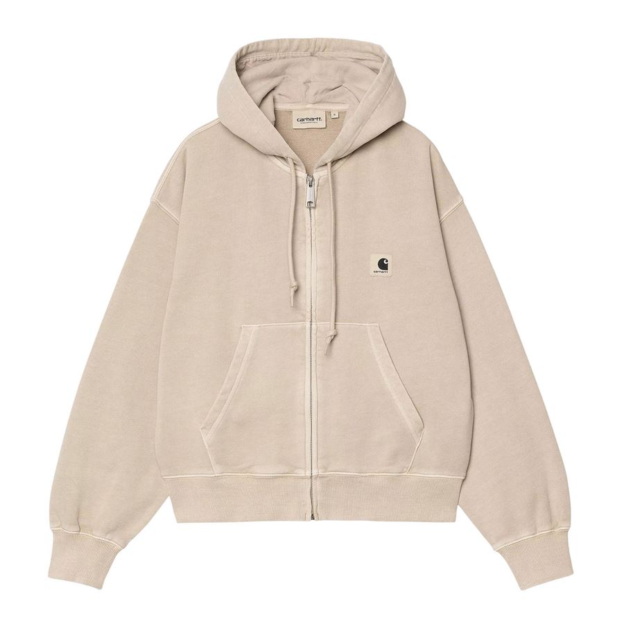W' Hooded Nelson Jacket felpa con zip e cappuccio da donna Carhartt WIP | I0338302LPGD